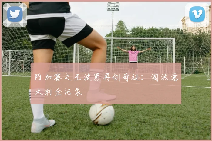 附加赛之王波黑再创奇迹:淘汰意大利全记录
